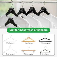 12pcs Space-Saving Closet Organizers & Hanger Connectors