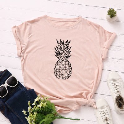 Women's Pineapple Print Cotton Short Sleeve T-Shirt - Trusted Best Sellers™. All Rights Reserved. Trusted Best Sellers LLC.