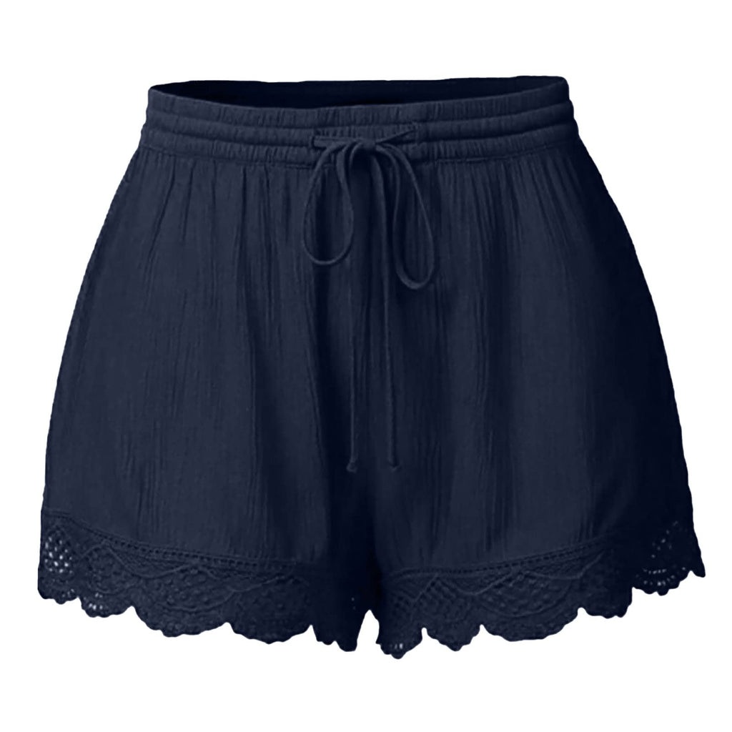 Beachy Shorts for Women with Pockets Elastic Waist Shorts Clothes - Trusted Best Sellers™