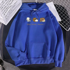 Printed Fleece Hooded Pullover Sweatshirt - Trusted Best Sellers™