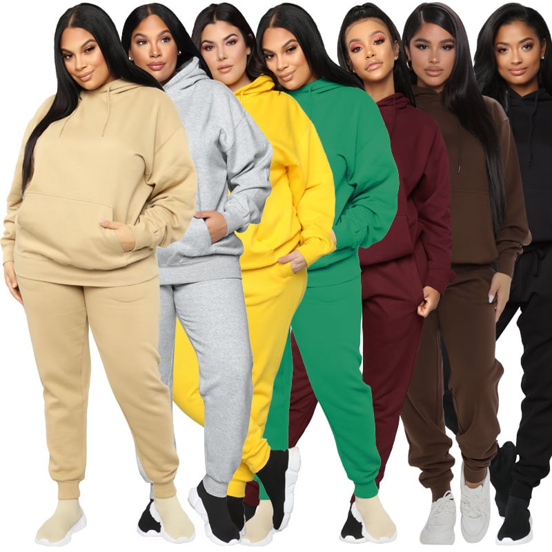 Plus Size Casual Solid Color Hooded Sweater Set - Trusted Best Sellers™. All Rights Reserved. Trusted Best Sellers LLC.