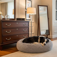 SnugglePaws™ Luxury Plush Round Pet Bed - Sizes XS-3X Calming Comfort for Dogs and Cats