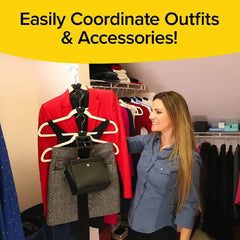 12pcs Space-Saving Closet Organizers & Hanger Connectors