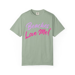 Lavender Beaches Love Me! Customizable T-Shirt
