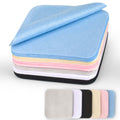 TBS 60 Pack Small Microfiber Cleaning Cloth for Eyeglasses 8x8cm/3.15x3.15in Luxury Suede Glass Cleaning Cloth Glasses Cleaner for Eye Glass Lens Cleaning Gentle and Lint-Free - Trusted Best Sellers™