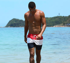 Color Block Beach Shorts