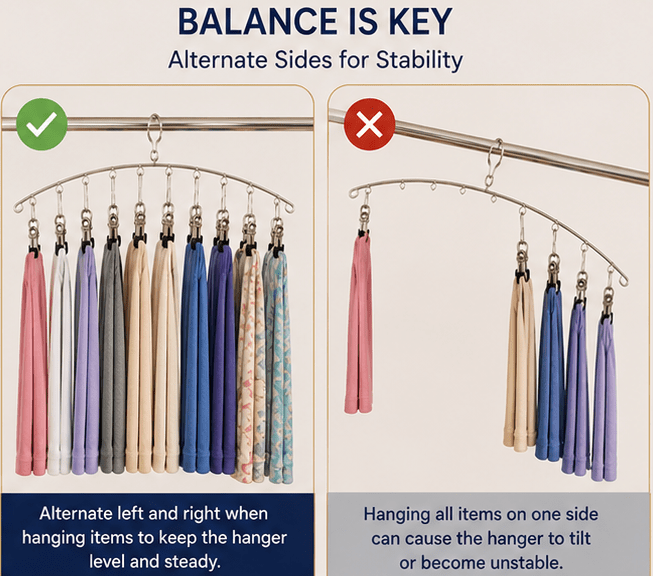 TBS Yoga Pants Clip Hangers – Stainless Steel Multi-Use Organizers - Trusted Best Sellers™