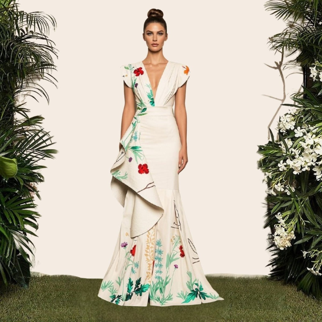 Blooming in Sonoma™ — White Printed Cotton Evening Maxi - Trusted Best Sellers™. All Rights Reserved. Trusted Best Sellers LLC.