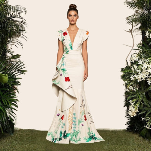 Blooming in Sonoma™ — White Printed Cotton Evening Maxi - Trusted Best Sellers™. All Rights Reserved. Trusted Best Sellers LLC.