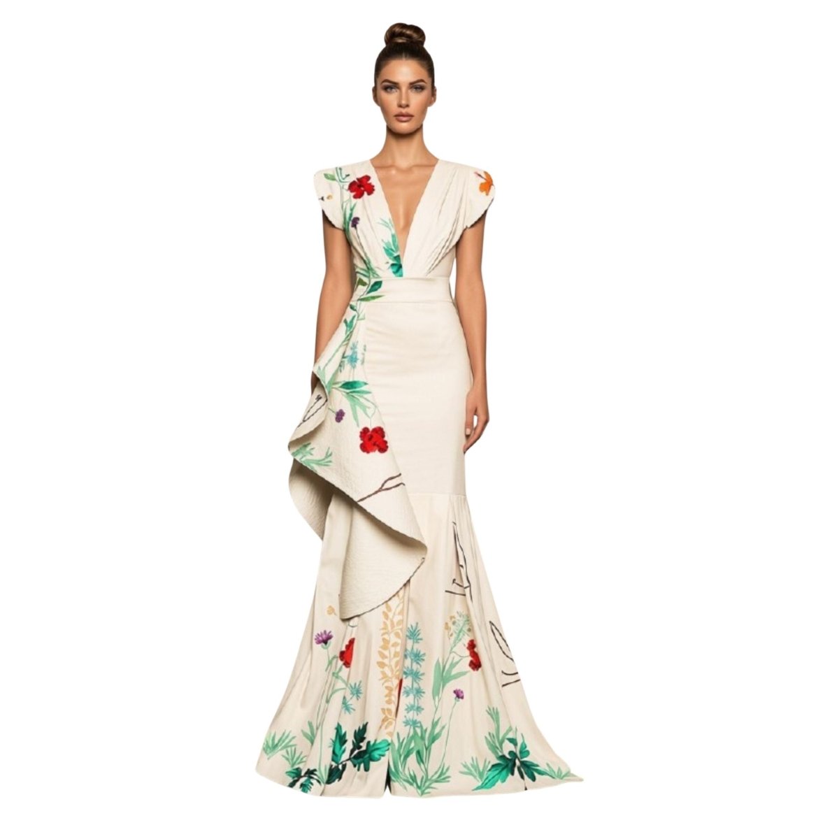 Blooming in Sonoma™ — White Printed Cotton Evening Maxi - Trusted Best Sellers™. All Rights Reserved. Trusted Best Sellers LLC.