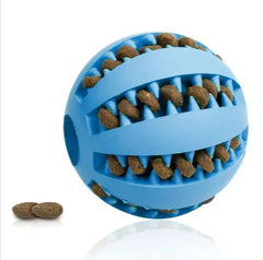RuffStuff™ Slow Feeder Playtime Dog Ball – Non-Toxic Rubber Treat Dispensing Chew Toy