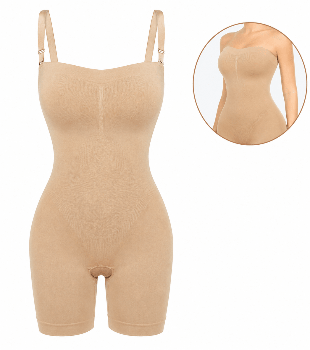 Seamless One-Piece Shapewear with Removable Straps - Trusted Best Sellers™. All Rights Reserved. Trusted Best Sellers LLC.