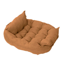 SnugglePaws™ Folding Nest Sofa Pet Bed – Cozy Convertible Comfort for Cats & Small Pets