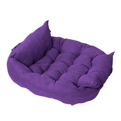 SnugglePaws™ Folding Nest Sofa Pet Bed – Cozy Convertible Comfort for Cats & Small Pets