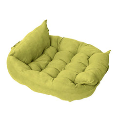 SnugglePaws™ Folding Nest Sofa Pet Bed – Cozy Convertible Comfort for Cats & Small Pets