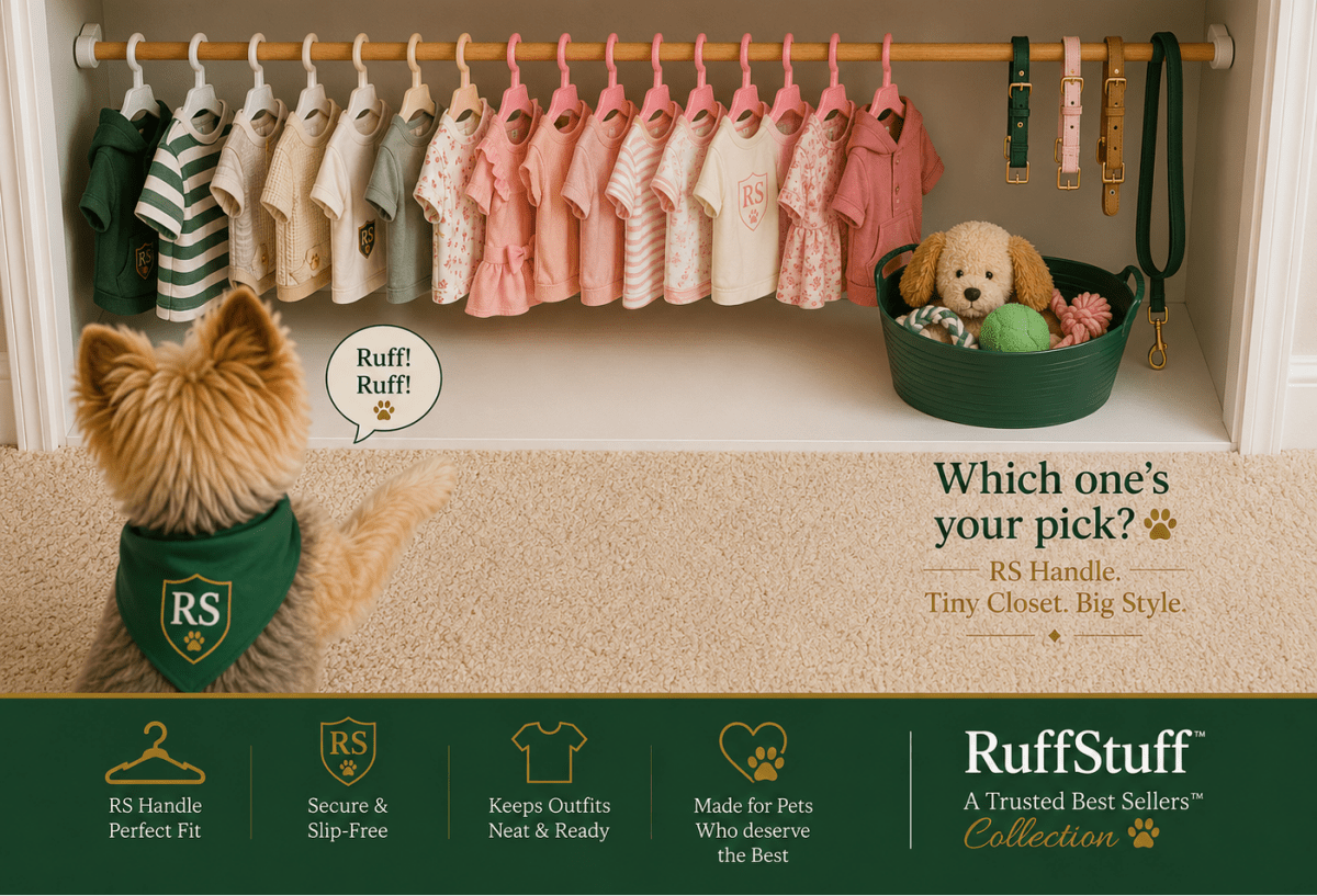 TBS Pet Clothing Hanger 12 Pack - Trusted Best Sellers™