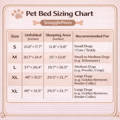 SnugglePaws™ Folding Nest Sofa Pet Bed – Cozy Convertible Comfort for Cats & Small Pets
