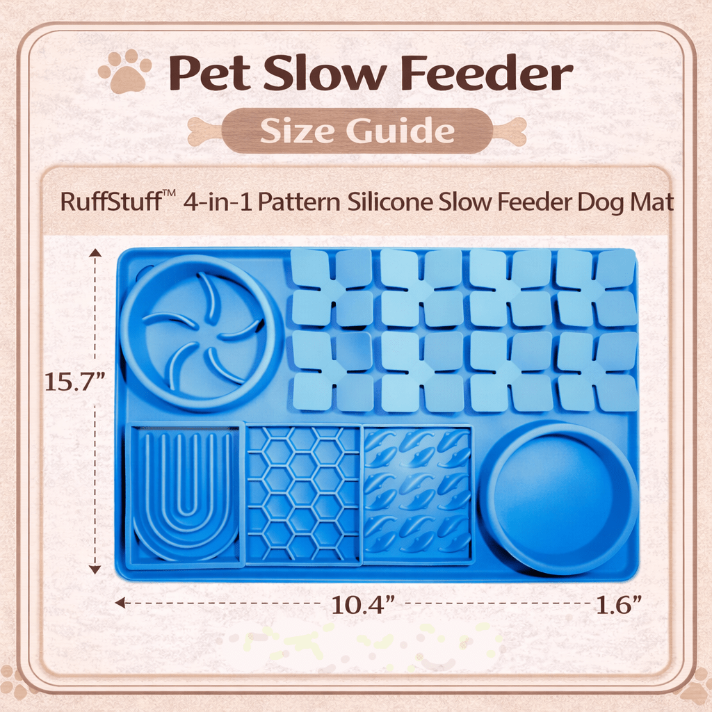 RuffStuff™ 4-in-1 Pattern Silicone Slow Feeder Dog Mat - Trusted Best Sellers™. All Rights Reserved. Trusted Best Sellers LLC.
