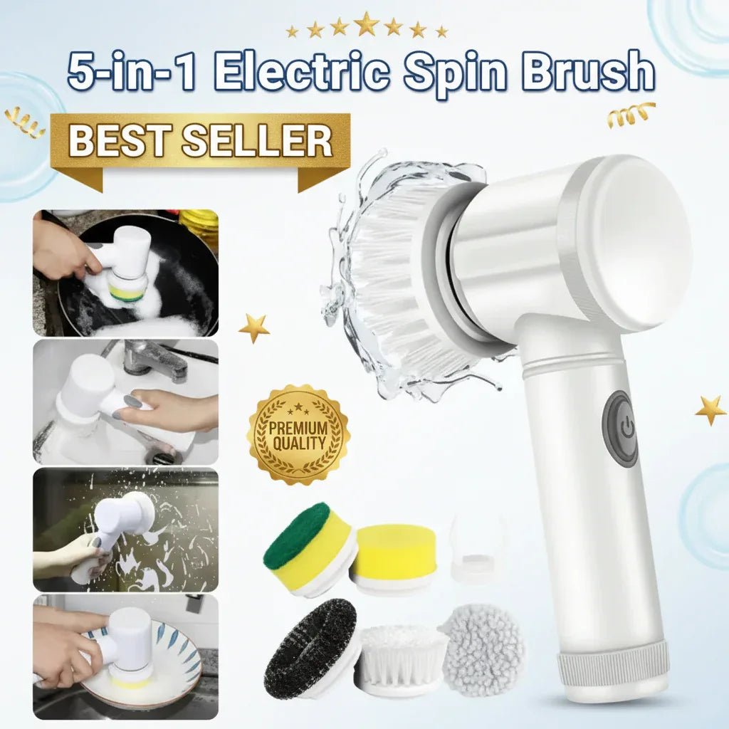 5-in-1 Electric Spin Brush - Power Scrubber - Trusted Best Sellers™. All Rights Reserved. Trusted Best Sellers LLC.