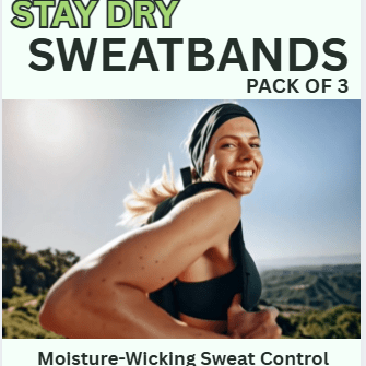 STAY DRY UNISEX SWEATBANDS - Set of 3 - Trusted Best Sellers™. All Rights Reserved. Trusted Best Sellers LLC.