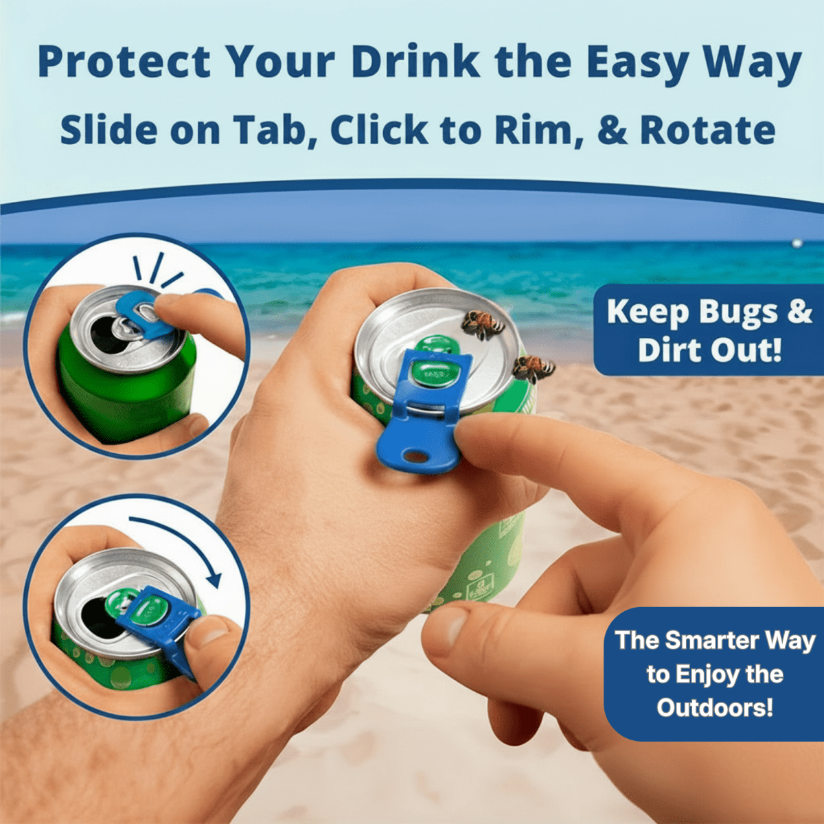 TBS Pop & Cover™ 6-Pack - Beverage Shields - Trusted Best Sellers™. All Rights Reserved. Trusted Best Sellers LLC.