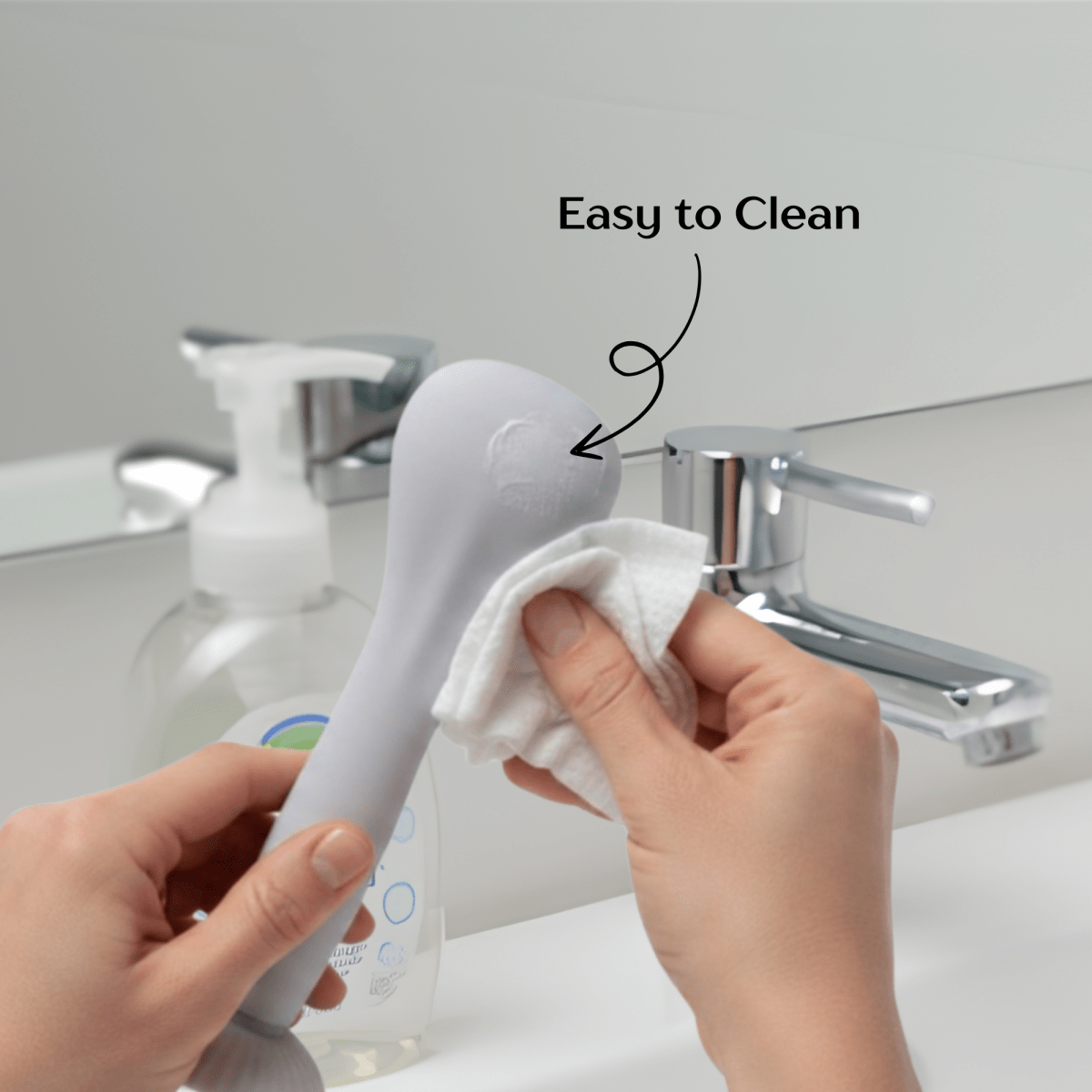Baby Comfort Diaper Cream Wand – Silicone Diaper Cream Applicator with Suction Base - Trusted Best Sellers™