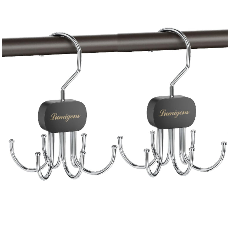TBS Rotatable Small Item Closet Storage Hook