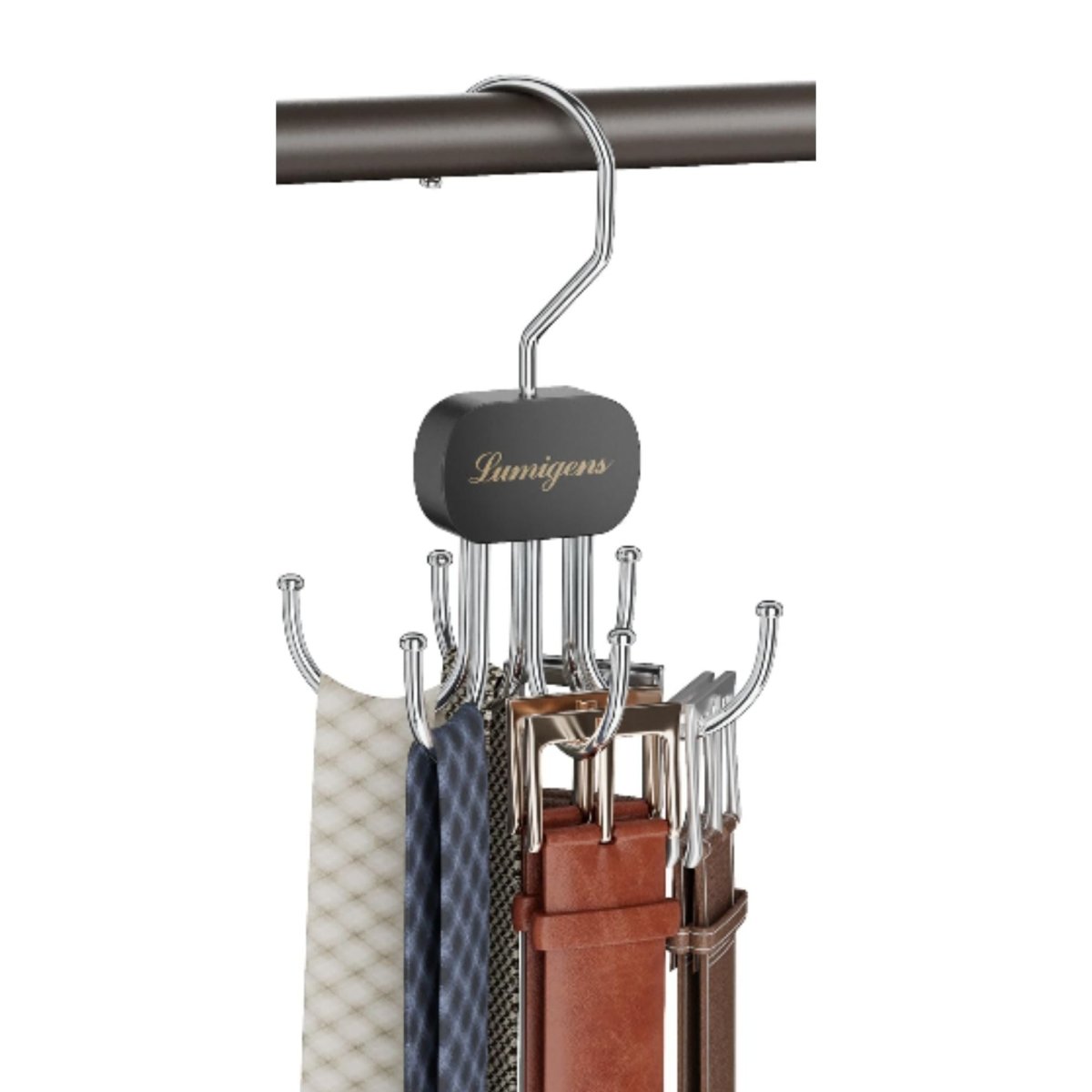 TBS Rotatable Small Item Closet Storage Hook - Trusted Best Sellers™