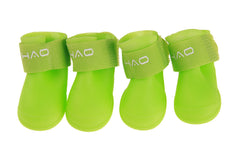 Dog Rain Shoes for Small Breeds - Waterproof Rubber Booties