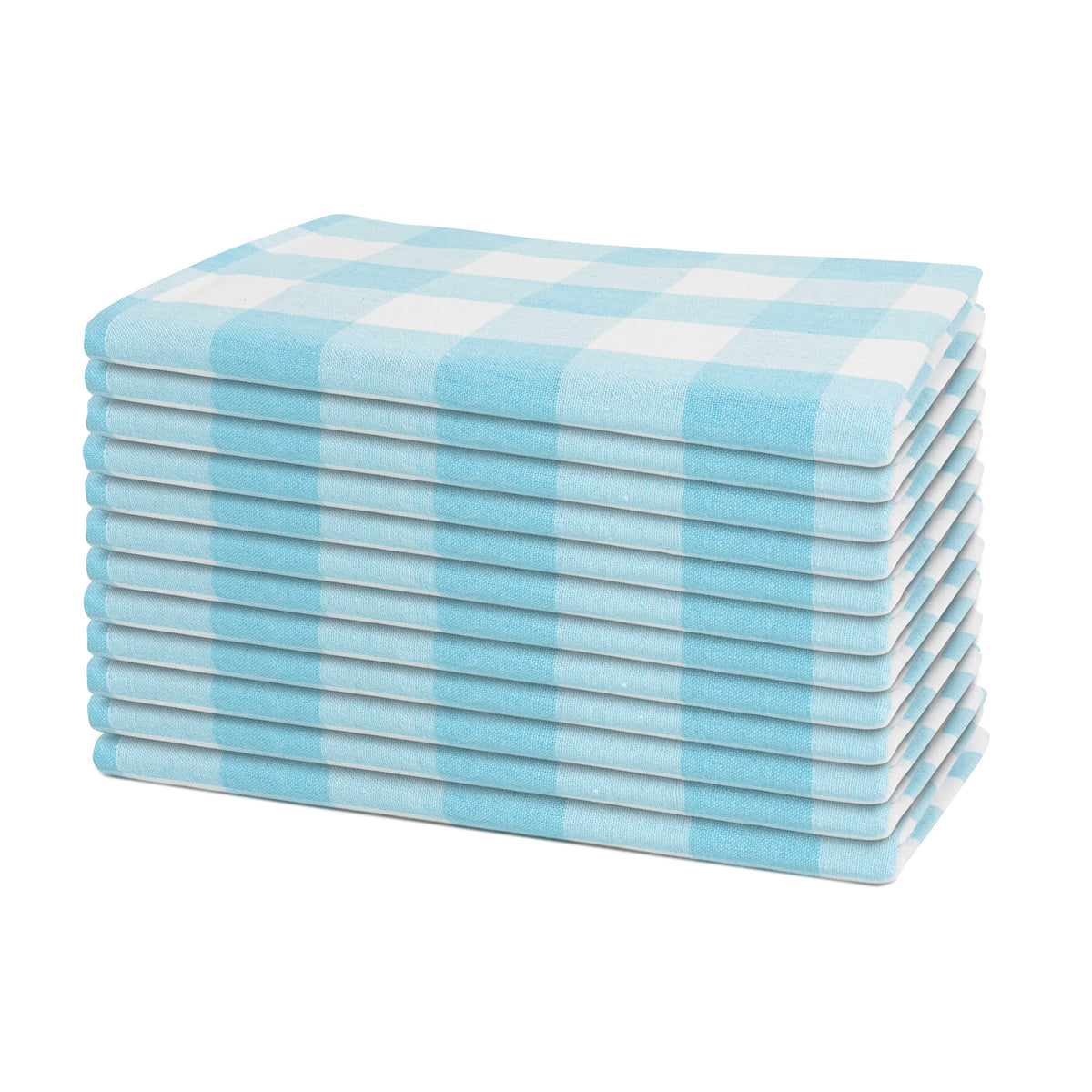 The Picky Fabric Dinner Napkins - Plaid Patterns - Organic Fabric Mart