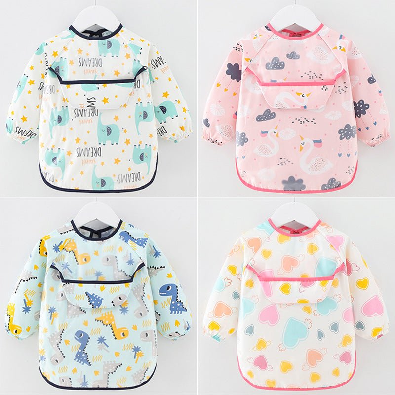 Waterproof Long-Sleeve Cotton Baby Feeding Bib – Full-Coverage Toddler Smock for Mealtime & Crafts - Trusted Best Sellers™. All Rights Reserved. Trusted Best Sellers LLC.