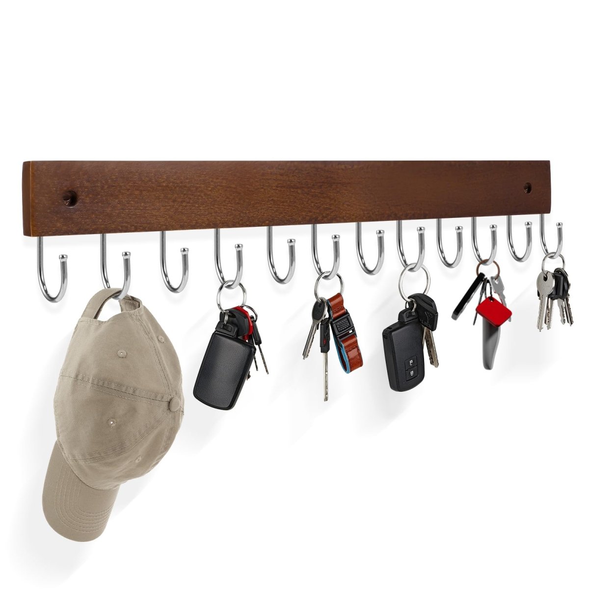12-Hook Wall-Mounted Beech Wood Hook Rack - Trusted Best Sellers™. All Rights Reserved. Trusted Best Sellers LLC.