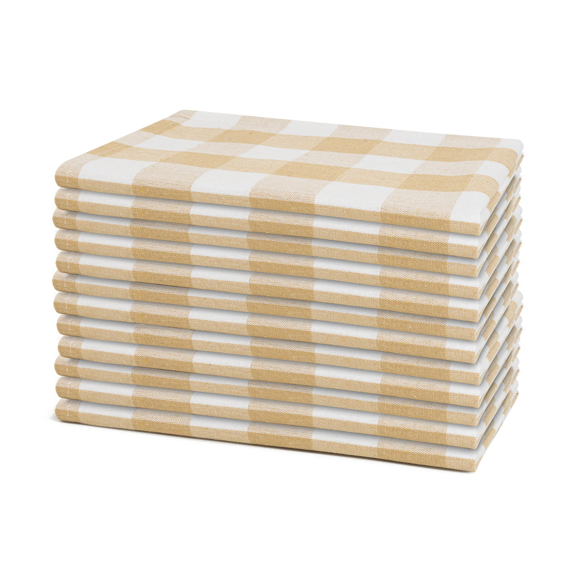 The Picky Fabric Dinner Napkins - Plaid Patterns - Organic Fabric Mart