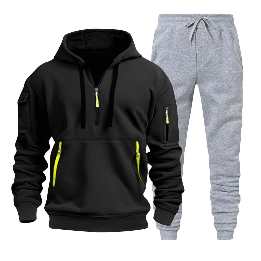 Mens Tracksuit 2 Piece Hoodies Casual Jogging Gym Sweat Suits for Men Jogging Sweatshirts Sweatsuits Sets - Trusted Best Sellers™