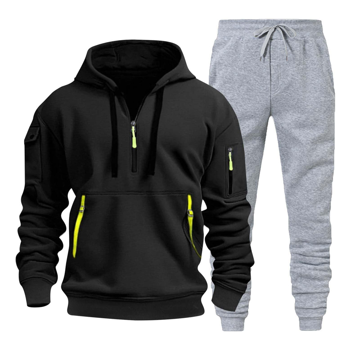 Mens Tracksuit 2 Piece Hoodies Casual Jogging Gym Sweat Suits for Men Jogging Sweatshirts Sweatsuits Sets - Trusted Best Sellers™
