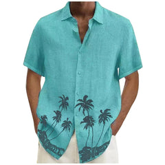 Shop Today Show 4XL Hawaiian Shirts for Men Big and Tall Fishing Shirts for Men Plus Size 3X Mens Short Sleeve Button Down Shirts White Mens Lightweight tee Shirts for Summer XL