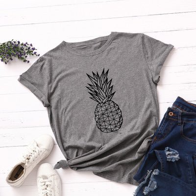 Women's Pineapple Print Cotton Short Sleeve T-Shirt - Trusted Best Sellers™. All Rights Reserved. Trusted Best Sellers LLC.