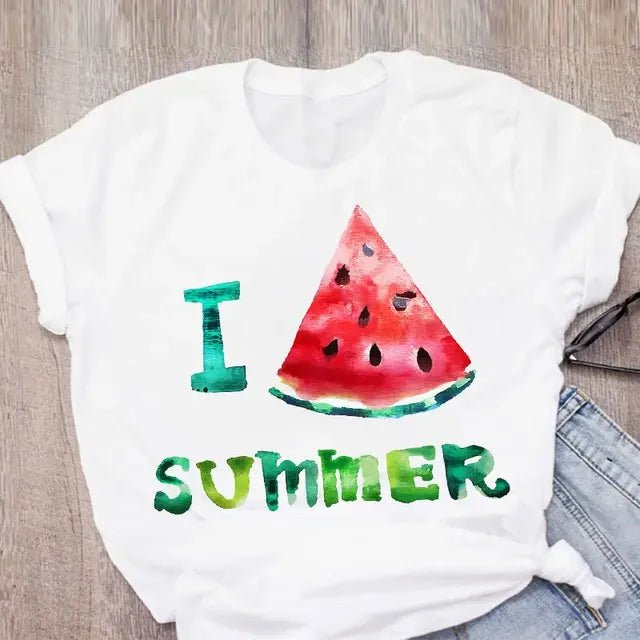 Sweet Summer™ Fruit Print Tee Shirt - Trusted Best Sellers™. All Rights Reserved. Trusted Best Sellers LLC.