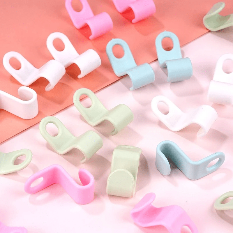 40 Piece Multicolor Clothes Hanger Connector Hooks - Trusted Best Sellers™