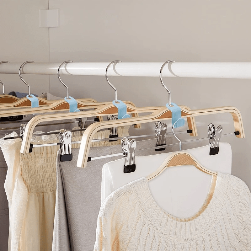 40 PCS Multicolor Plastic Clothes Hanger Connector Hooks - Lightweight Closet Organizer, Space-Saving Clips for Easy Hanging and Installation - Trusted Best Sellers™