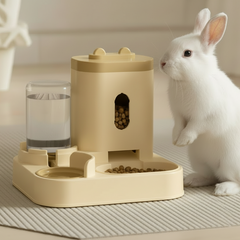 RuffStuff™ Assorted Color Automatic Pet Feeder & Water Dispenser – All-in-One Feeding Station