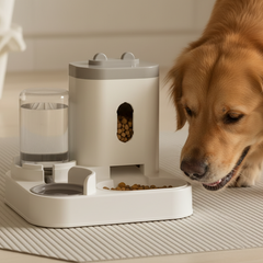 RuffStuff™ Assorted Color Automatic Pet Feeder & Water Dispenser – All-in-One Feeding Station