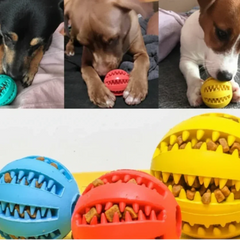 Interactive Rubber Slow Feeder Dog Ball - Trusted Best Sellers™