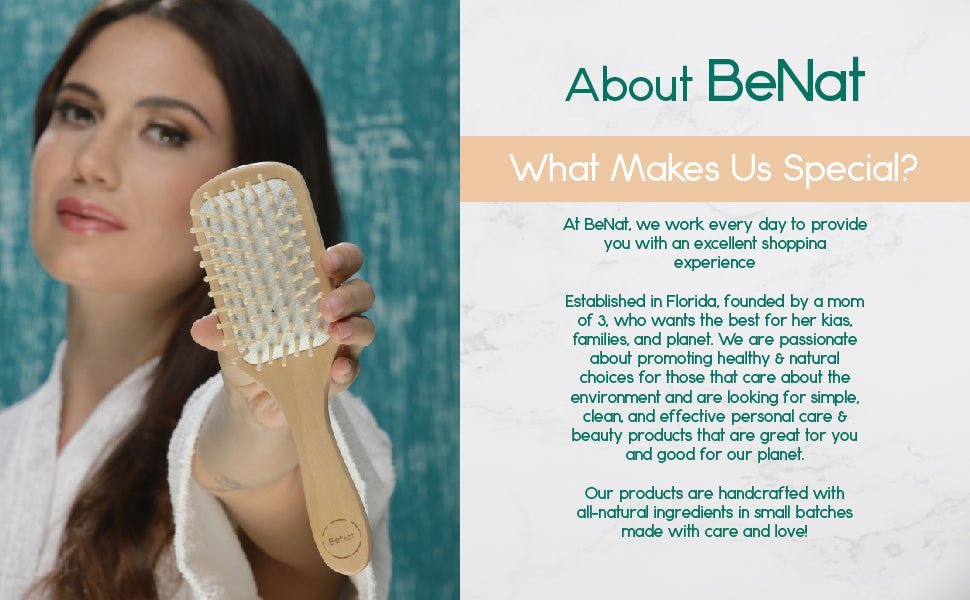 TBS Wooden Detangling Hair Brush - Trusted Best Sellers™