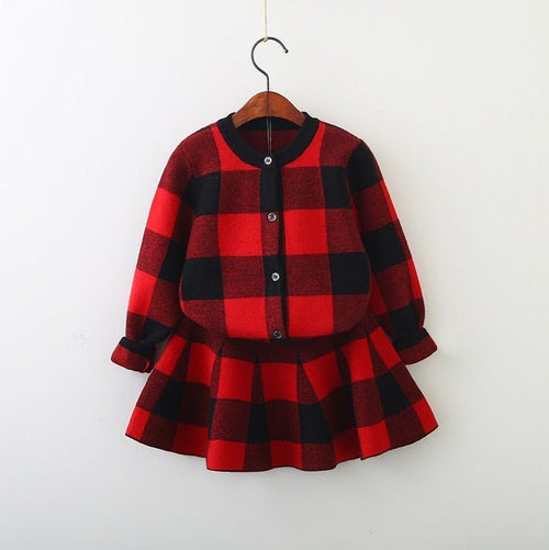 2020 Spring Korean Style Girls' Plaid Jacket Set - Trusted Best Sellers™