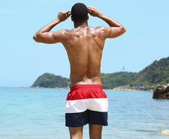 Color Block Beach Shorts