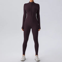 Fleece-Lined Yoga Jumpsuit - Trusted Best Sellers™
