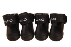 Dog Rain Shoes for Small Breeds - Waterproof Rubber Booties