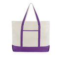 The Picky Organic Cotton Canvas Tote Bag – Zipper Closure, 16" × 21" × 5" - Trusted Best Sellers™