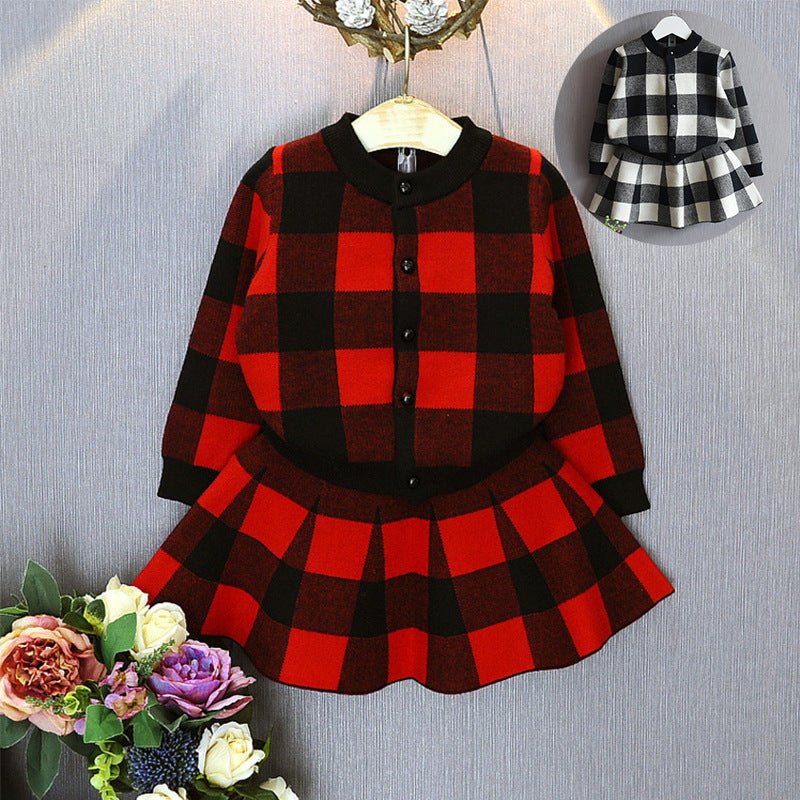 2020 Spring Korean Style Girls' Plaid Jacket Set - Trusted Best Sellers™